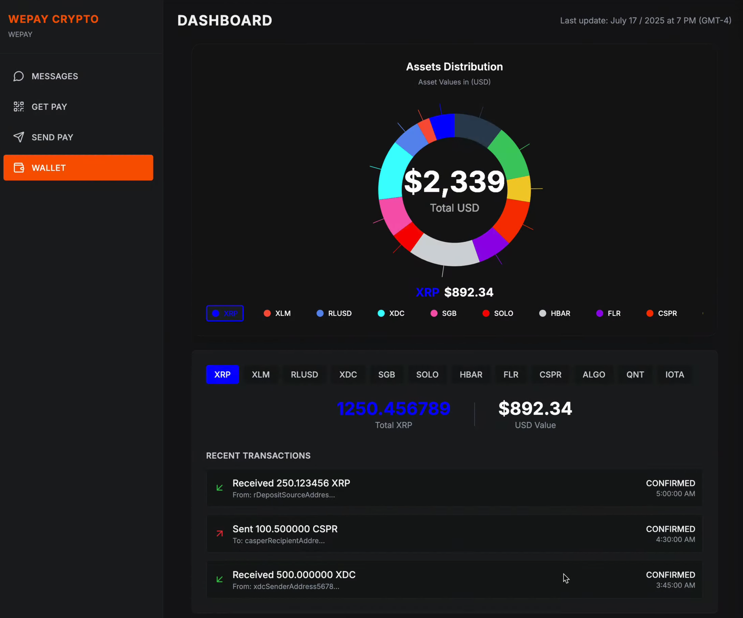 WePay - Crypto Wallet